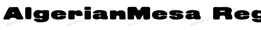 AlgerianMesa Regula字体转换